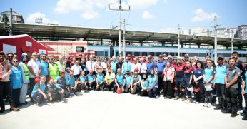 ÇAK-TİM'den başarılı tren kazası tatbikatı