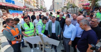 Büyükakın, Gebze'nin kalbindeki yatırımları inceledi