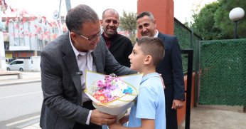 Sertif Gökçe, ilkokul öğrencisinin vaadini yerine getirdi 