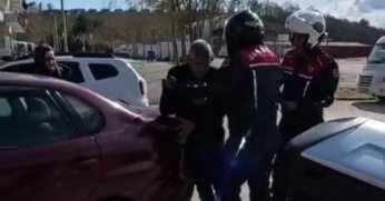 Kalp krizi geçiren sürücüye jandarma yetişti