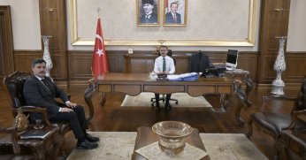 Yeni Başmüdürden Vali Aktaş'a ilk ziyaret!