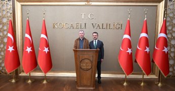 Mülkiye Başmüfettişi Yılmaz Doruk’tan Vali Aktaş’a ziyaret