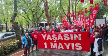 İzmit'te 1 Mayıs yürüyüşü başladı