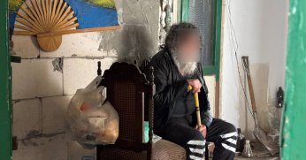 Çöp evin altından dram çıktı