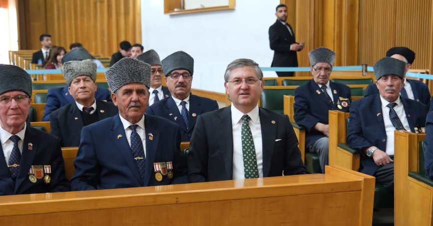 Yıldızlı muharip gazileri mecliste misafir etti